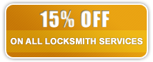 15% off on all locksmith services